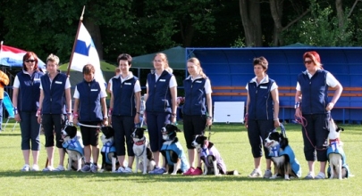 Suomen joukkue.