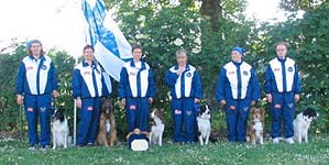 Suomen joukkue, kuva V. Pohjamo.