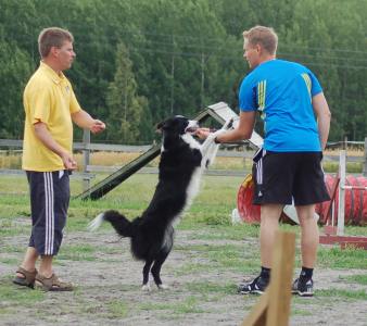 Agilitya: Juha ja Jedi Savikon Sepon opissa.