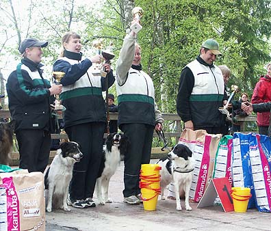 Palkintojenjako lauantaina.